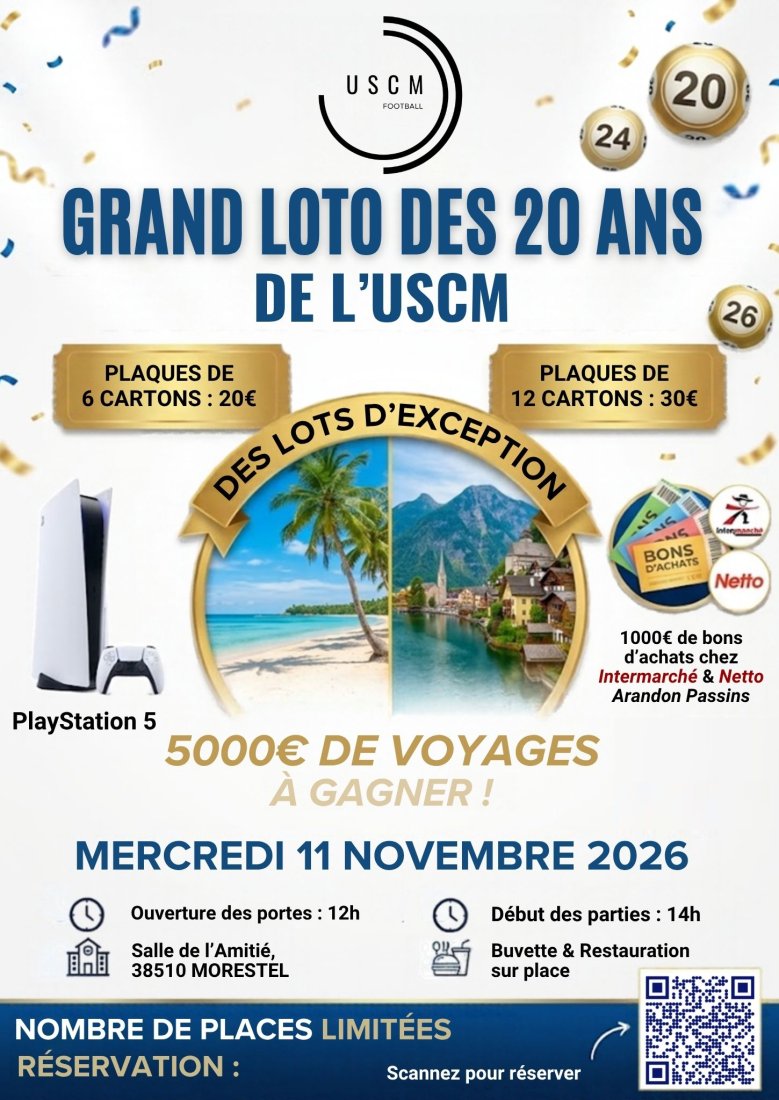 Loto des 20 ans du club